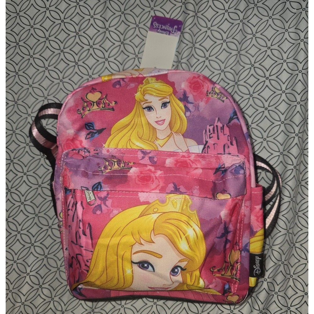 NWT disney sleeping beauty aurora mini backpack bookbag purse bag tote!